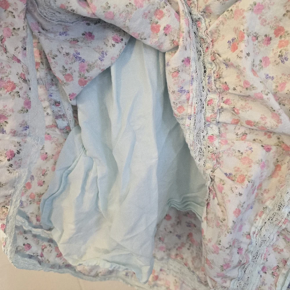 Romantic LoveShackFancy x Target floral mini dress 🌷 100% Cotton - Picture 13 of 16